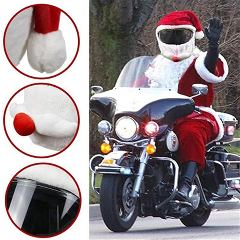 En plein air drôle Capuche de moto Santa Claus