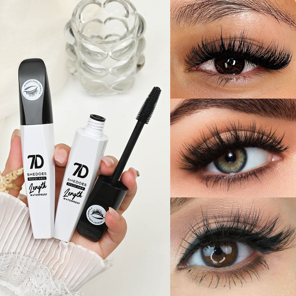Mascara 7D imperméable facile à enlever et anti-buée