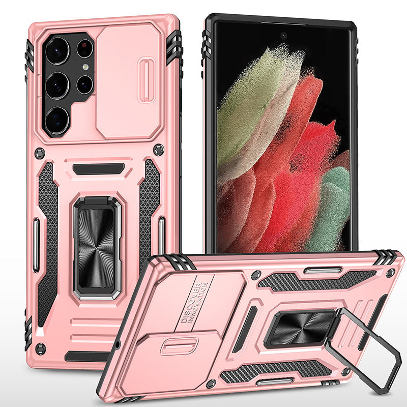 Bracket de bague de fenêtre coulissante Étui de téléphone multifonctionnel