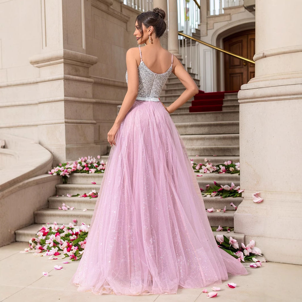 Robe de mariée avec paillettes Robe du soir