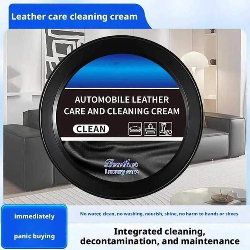 Soins de cuir Pâte de nettoyage Multifonctionnelle Soins de polissage en cuir Crème Effet durable Ca
