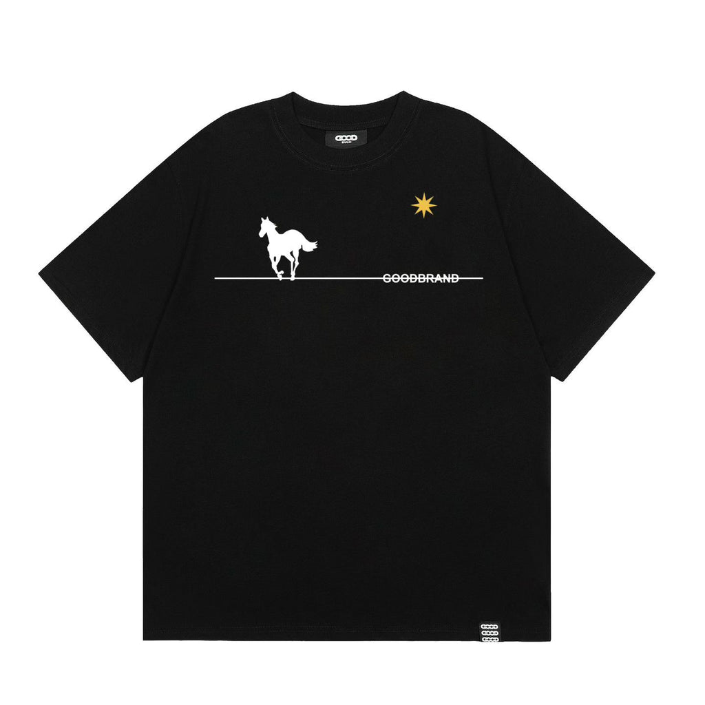 T-shirt à manches courtes Casual Print Warhorse