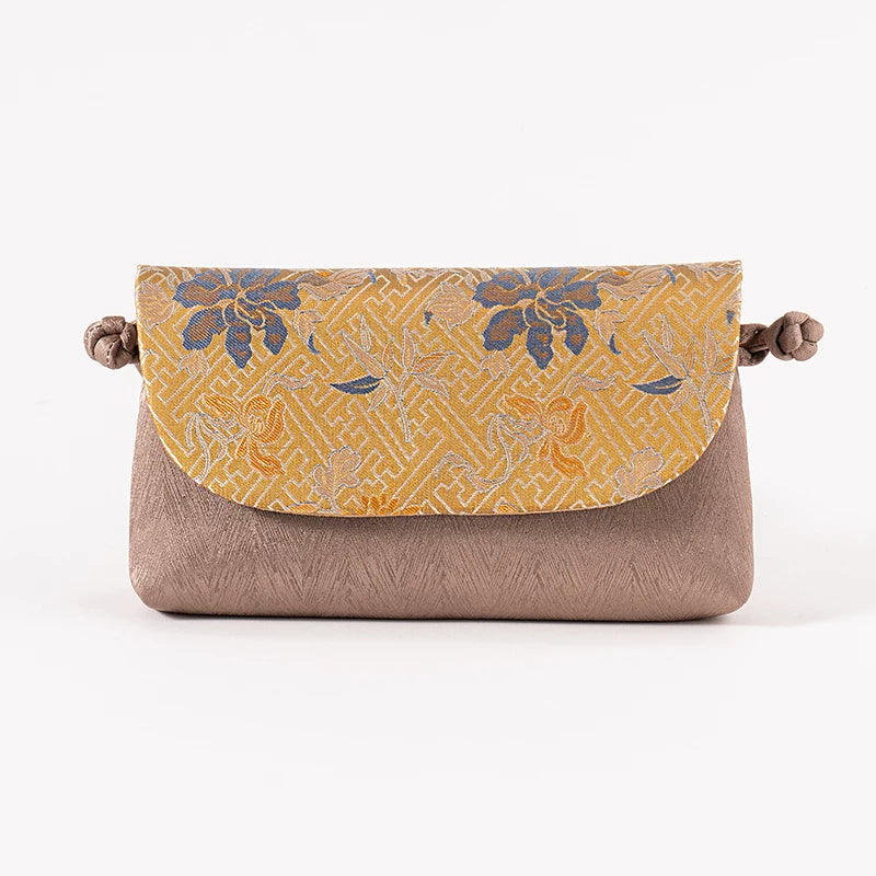 Sac croisé en soie en style chinois