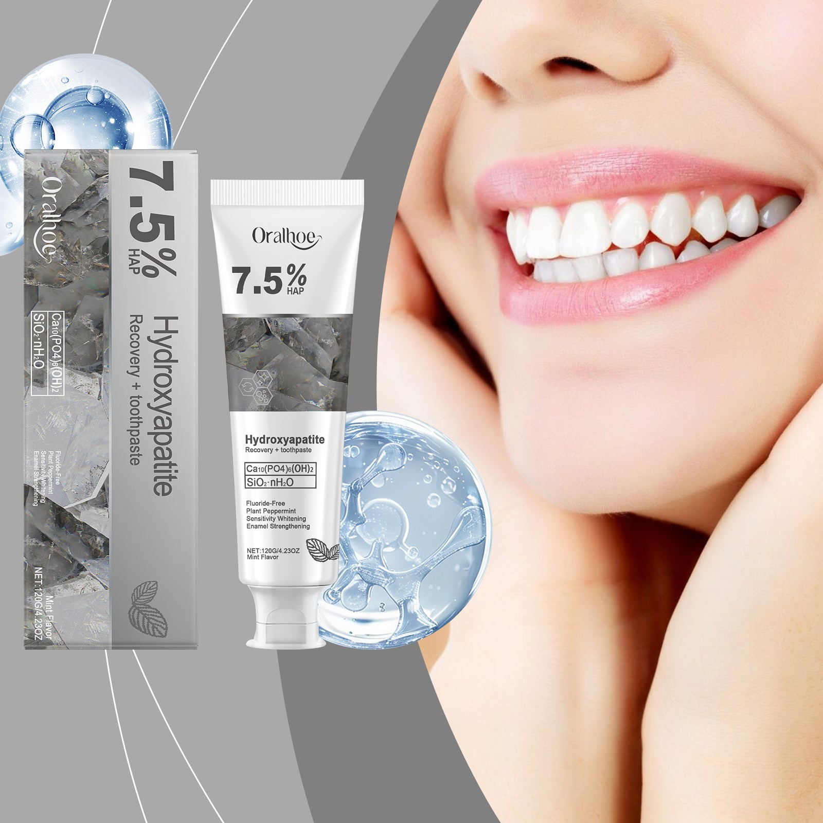 Bright White Dents Restoration Dentifrice 120g 1box