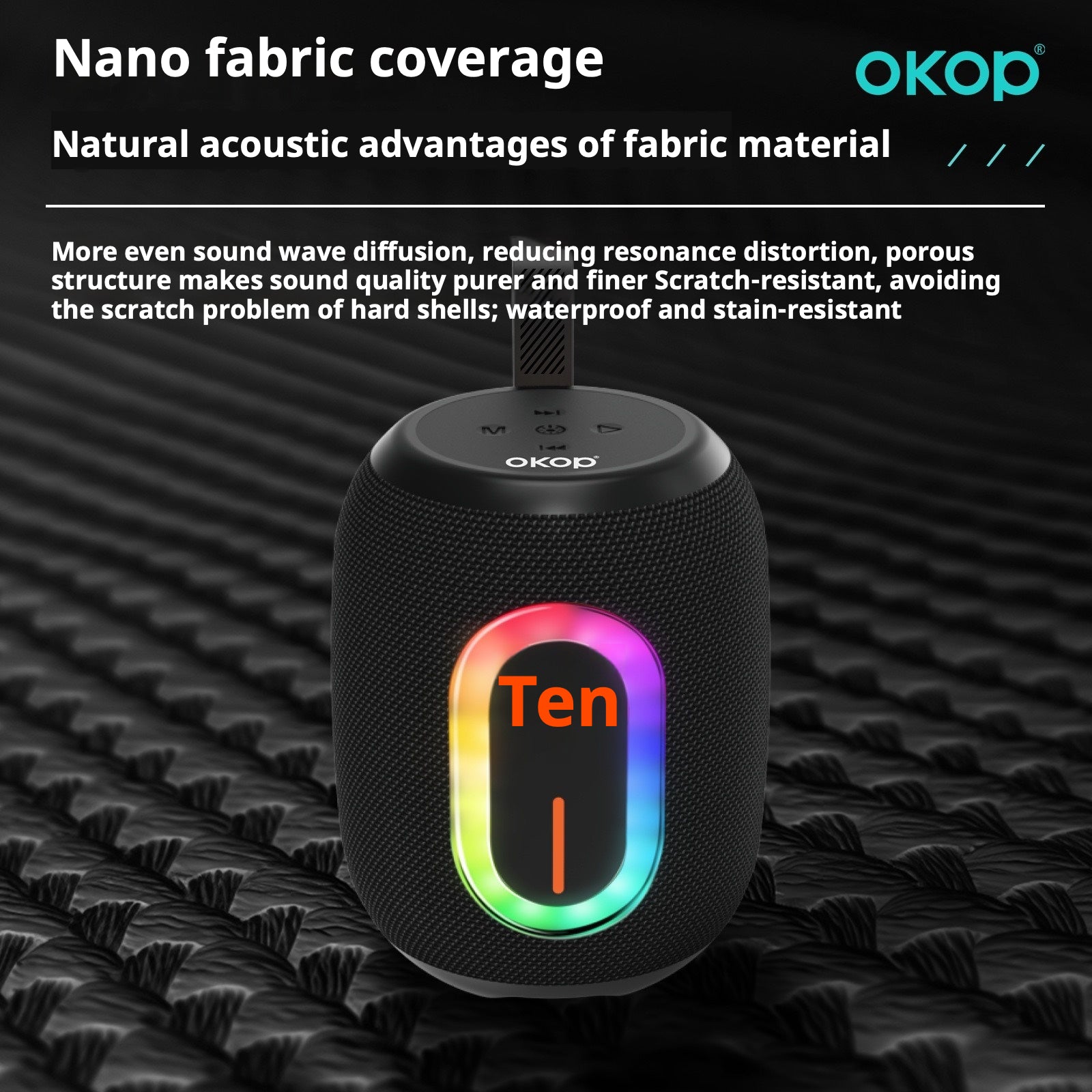 KP-833 Haut-parleur Bluetooth le mieux vendu Basse profonde Son haute fidélité Haute puissance Portable St