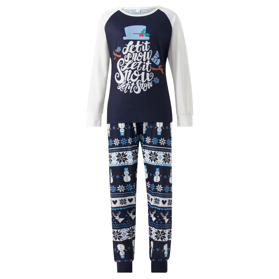 Année Parent-enfant Outfits L'automne porte pour la famille de trois ou quatre manches longues Noël Ho