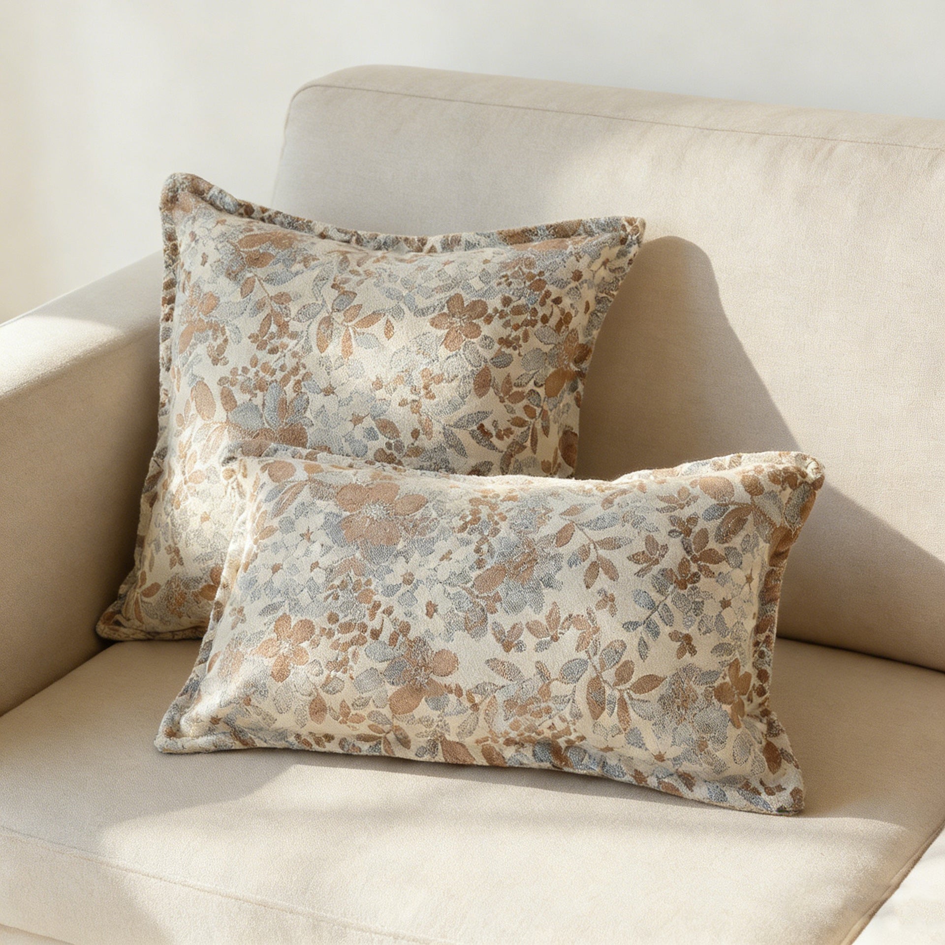Canapé Oreiller Étuis Décoration Lombaire Support Oreiller Lumière Luxe Coussin de lit de haute qualité
