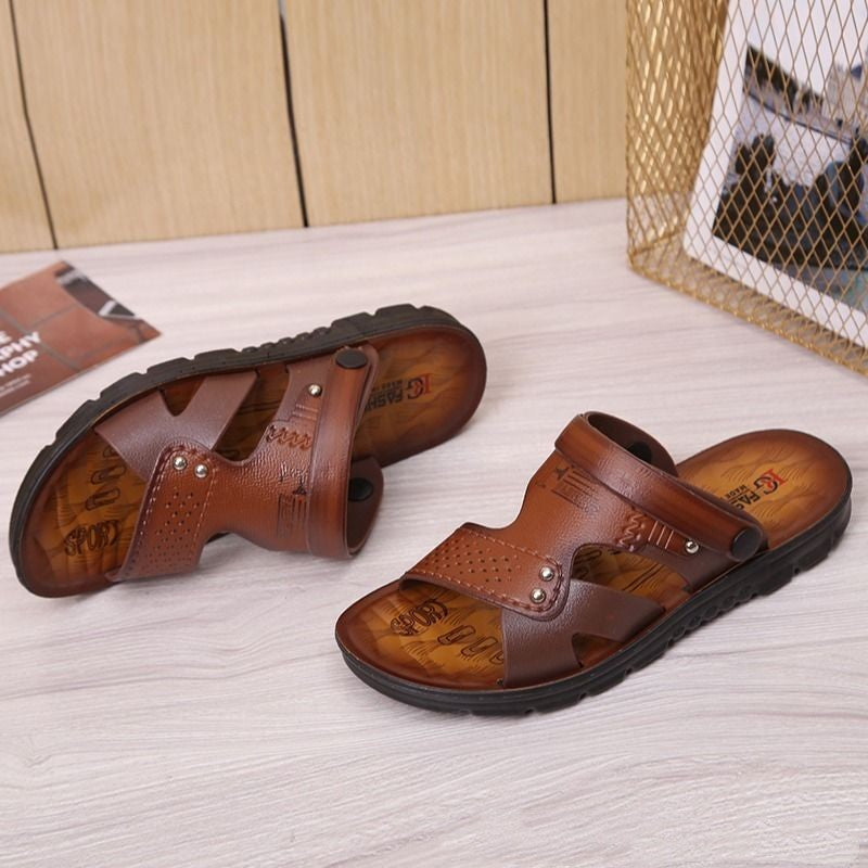 Sandales été ouvert Toed hommes anti-dérapants