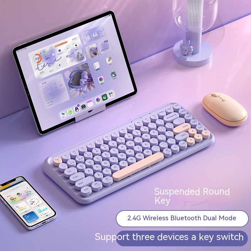 Clavier Bluetooth et ensemble de souris sans fil à trois modes