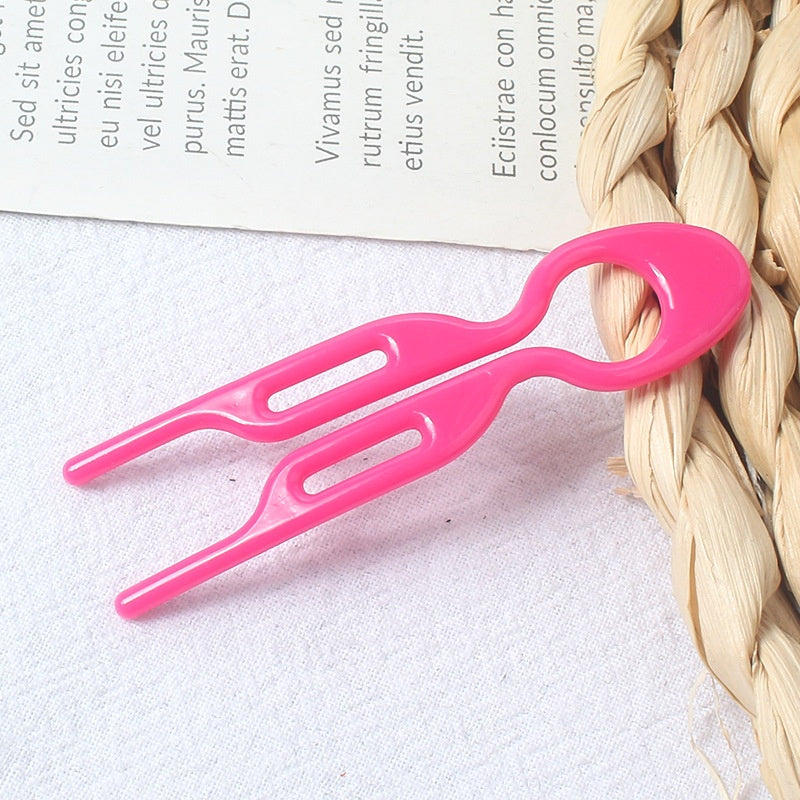 Style européen et américain Large U-forme femme simple Joker Hairclip