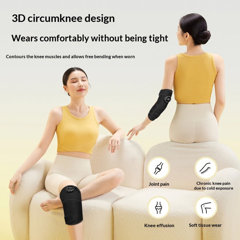 Massager du genou avec le chauffage Brace du genou pour le chaud articulaire masseur pulsé pour le froid chronique