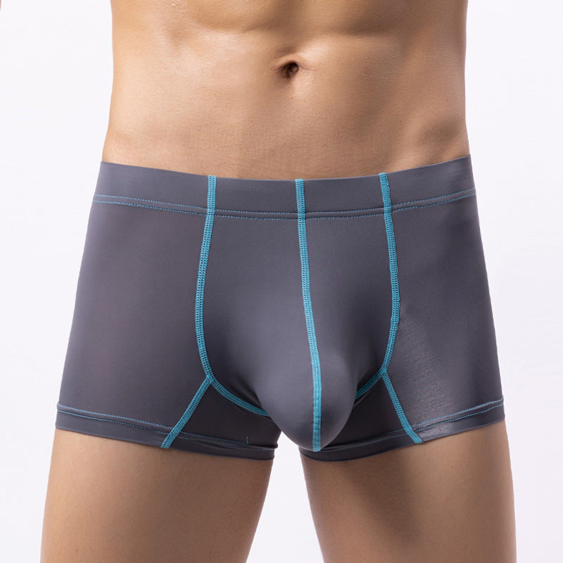 Sous-vêtements en soie glacée pour hommes