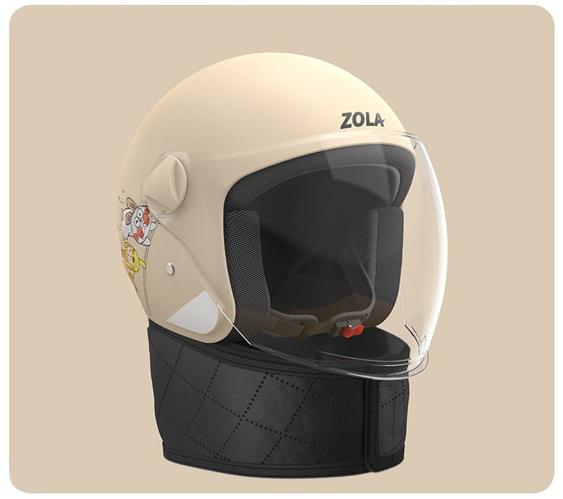 Casque de vélo électrique écharpe d'hiver pour les hommes et les femmes