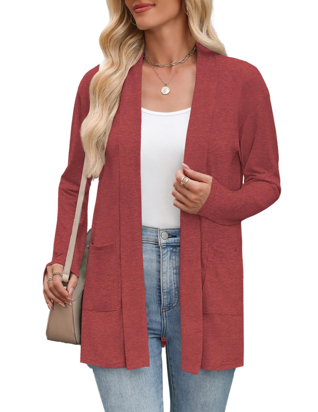 Manteau de sweat Cardigan léger pour femme