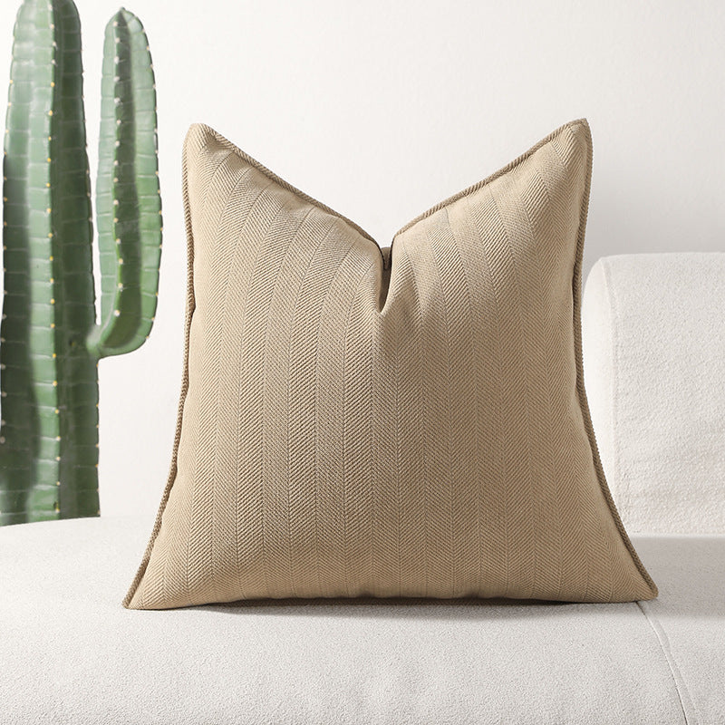 Herringbone rod end pillow cushion cover