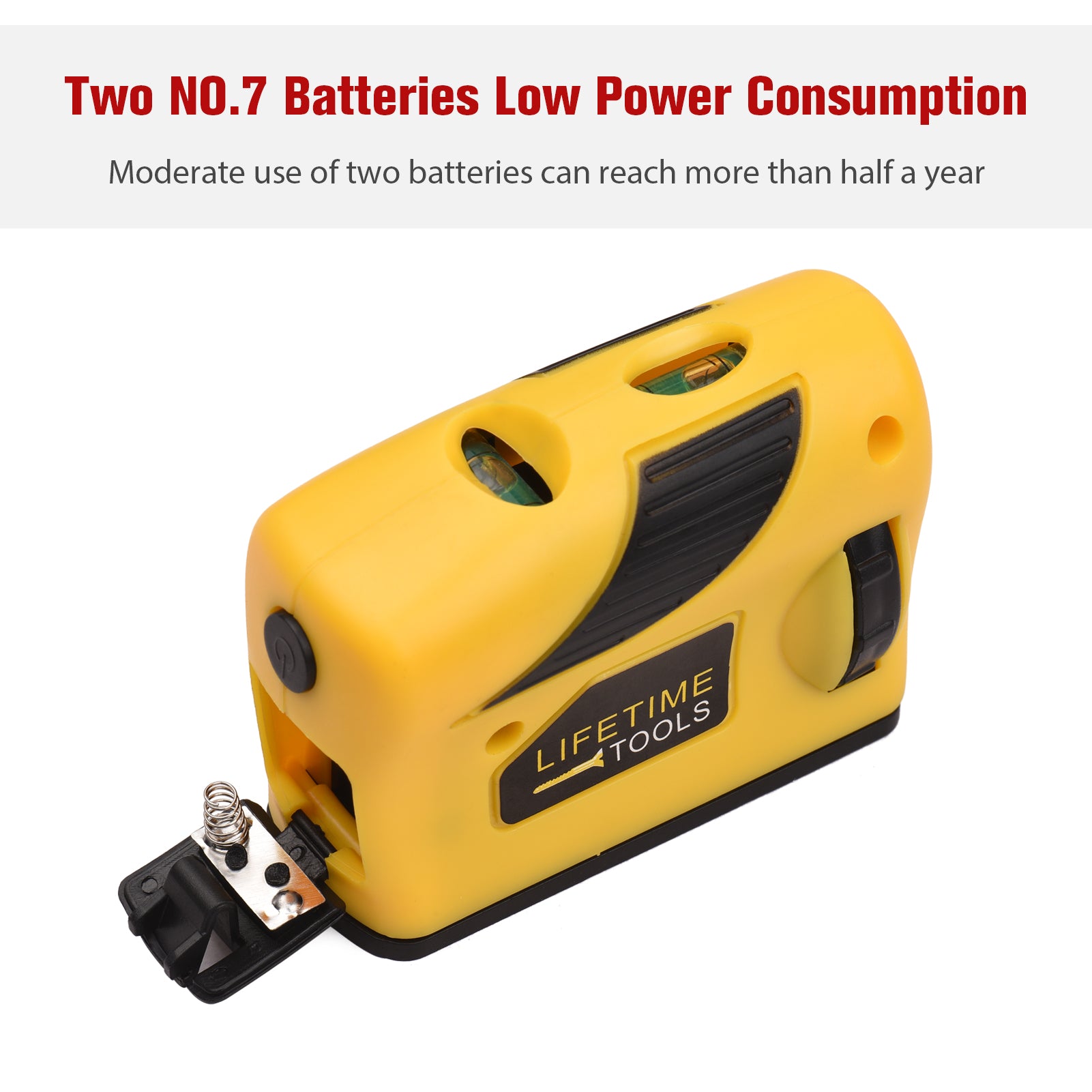 Niveau laser quatre dans un appareil portable de ligne haute précision Double bulle rouge laser faible po