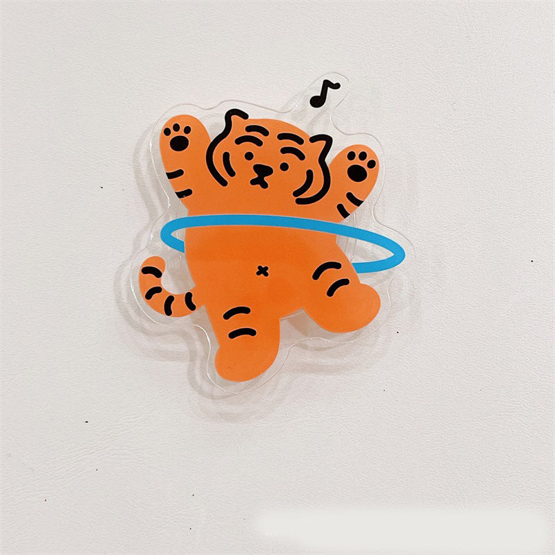 Support de téléphone portable portable Tiger cartoon mignon
