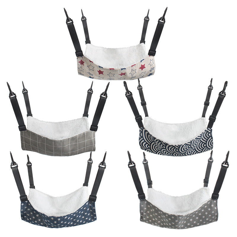 Lamb Fleece Cat Suspension Lits Animaux de compagnie Cage Hammock Bed Pour Kitten Suspension Intérieur Durable