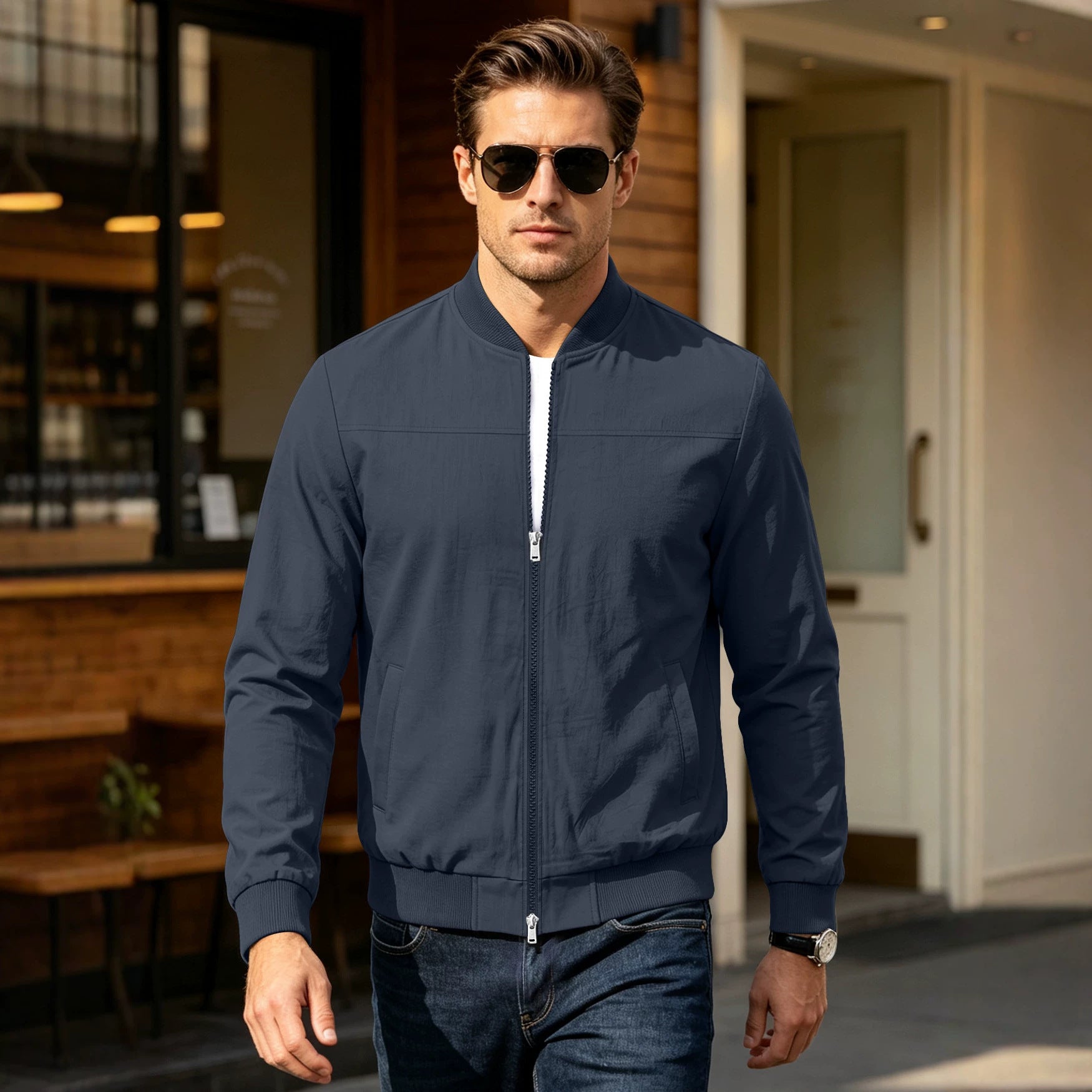 Veste de coton personnalisée pour les hommes