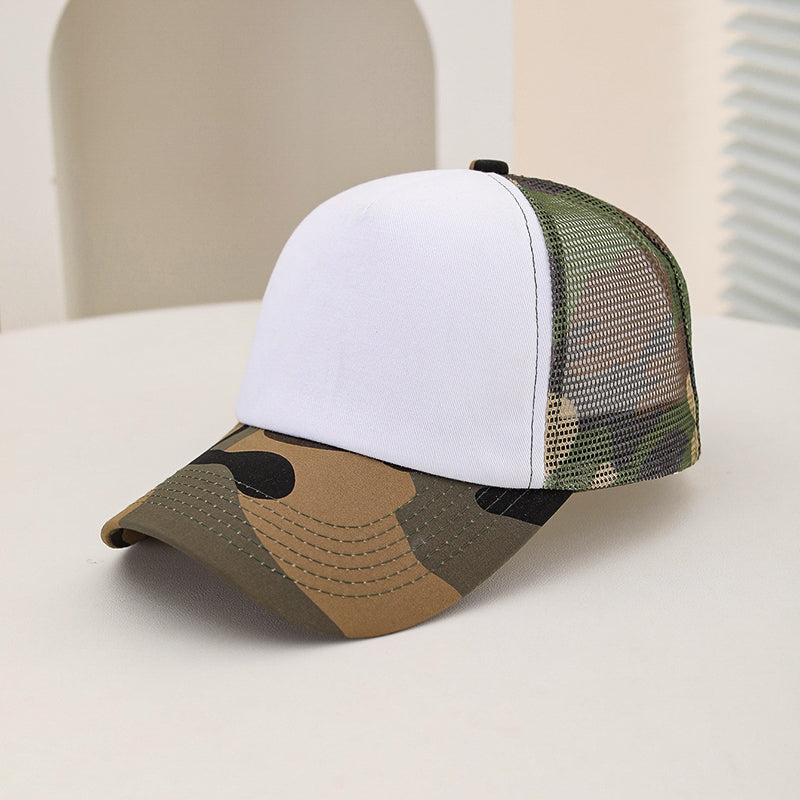Chapeau de camionneur multicolore pour homme pour la protection contre le soleil
