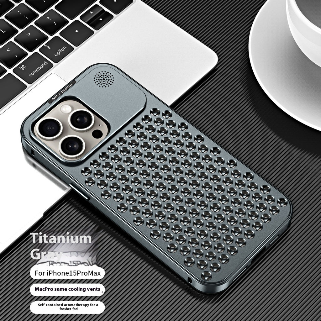 Étui de téléphone en alliage d'aluminium de mode