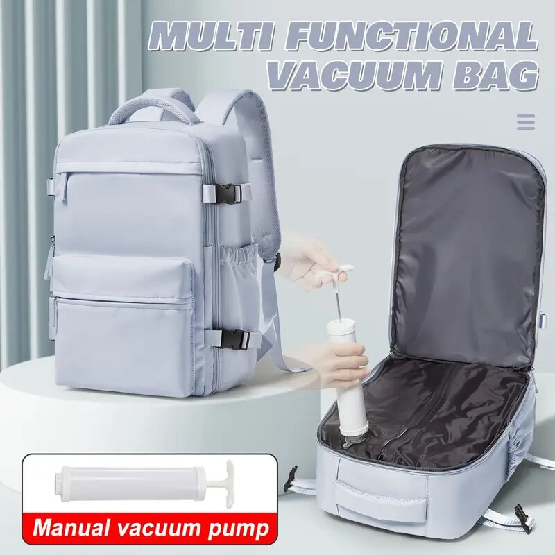 Compression sous vide minimaliste femelle Sac à dos de grande capacité