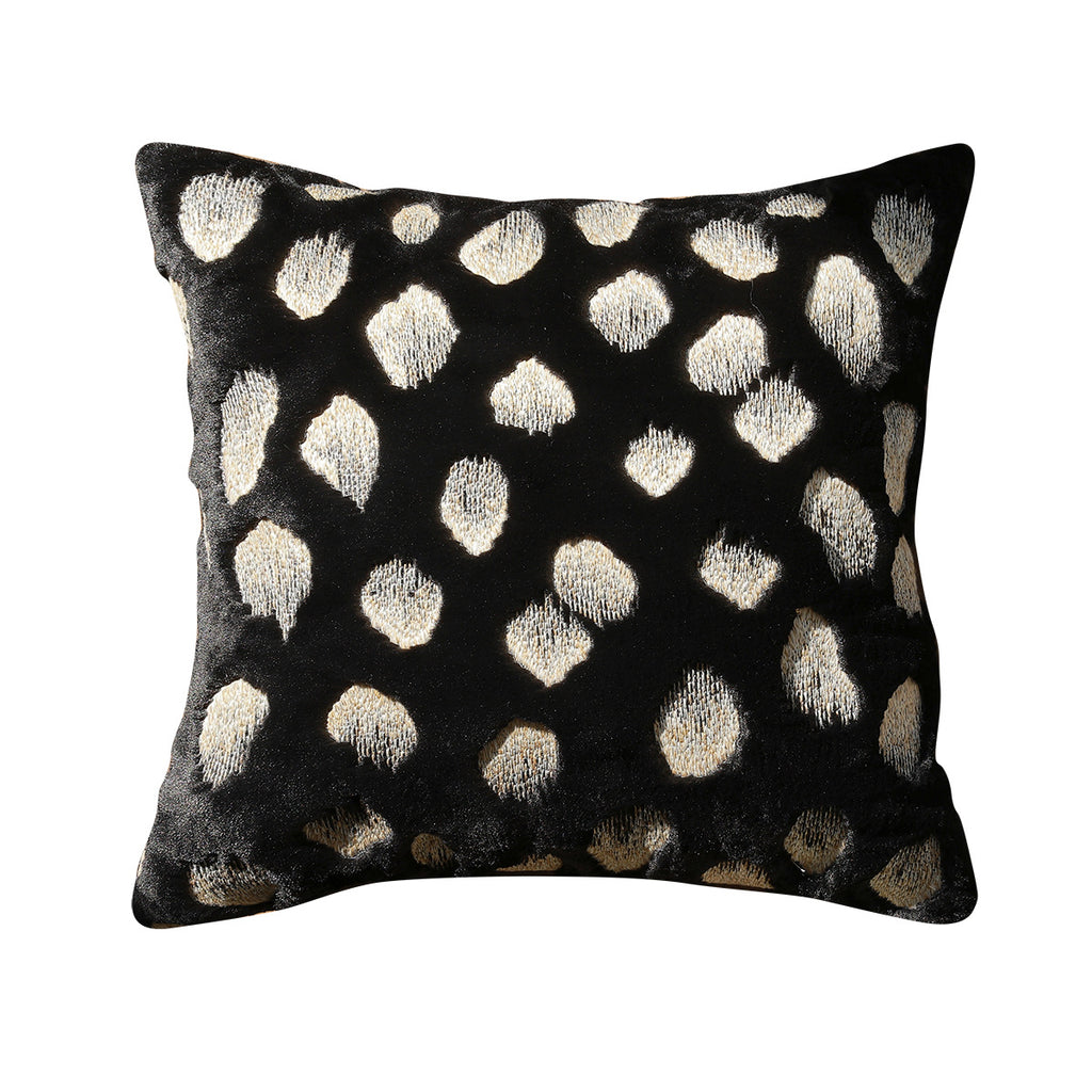 Coussin de canapé brodé Minimalist moderne avec une finition luxueuse