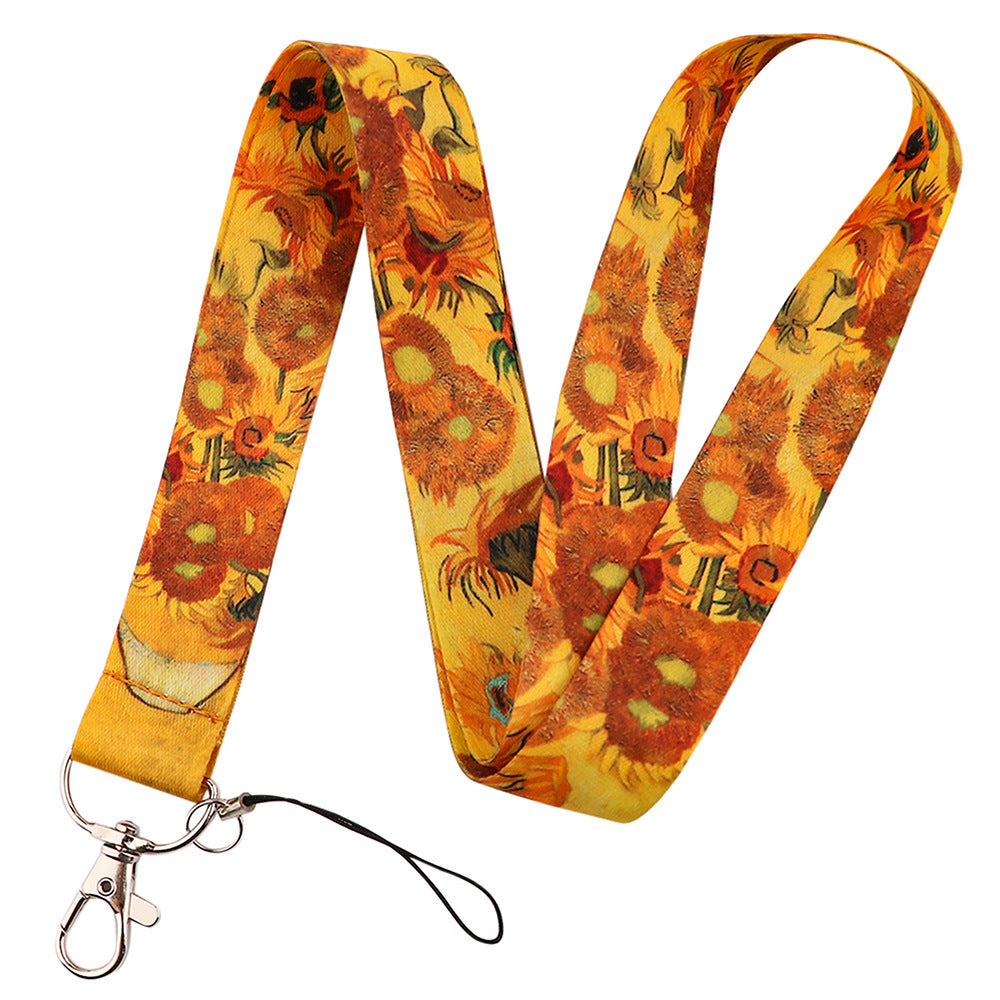 Van Gogh Starry Sunflower Téléphone portable Couverture de carte