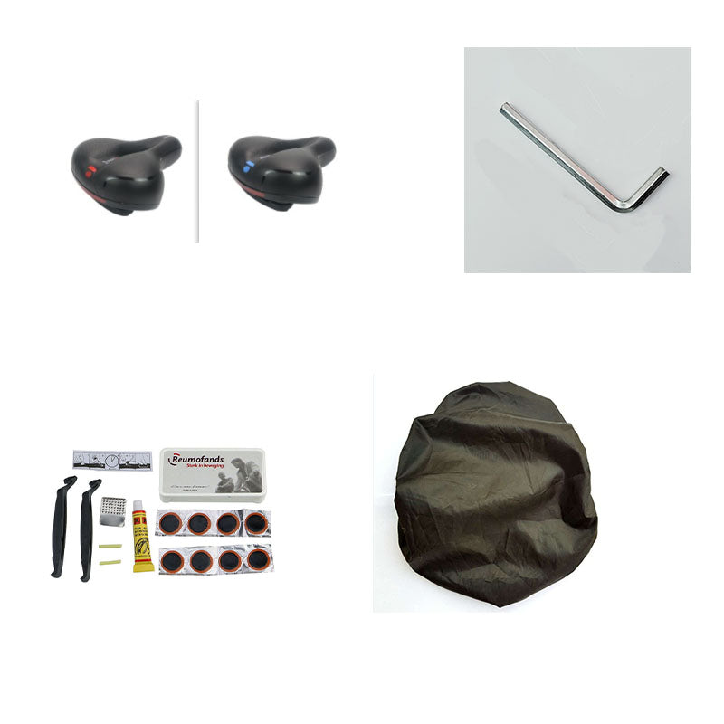 Coussin de vélo épaissi Soft Silicone Saddle Équipement de vélo Accessoires