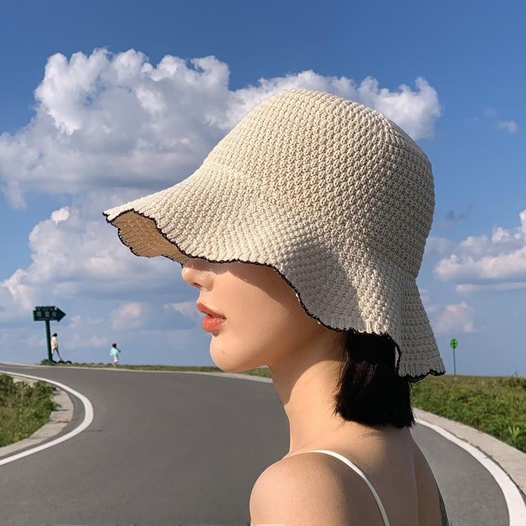 Chapeau de pêcheur bordé d'eau pour femmes