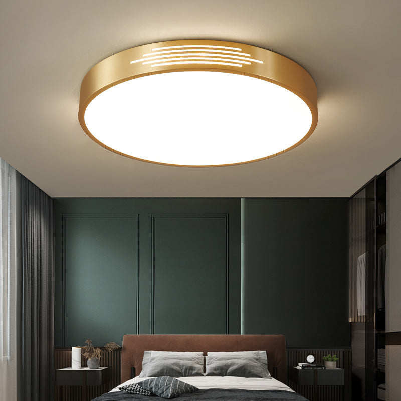 Luminaire de plafond à DEL tout cuivre à usage domestique simple