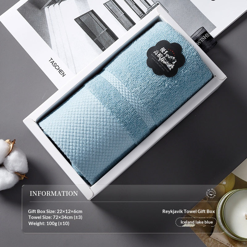 Ensemble de serviettes et de serviettes de bain avec logo personnalisable pour les cadeaux et souvenirs de retour