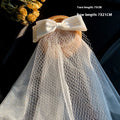 Bow Veil Super Fée Voyage de mariage Tir