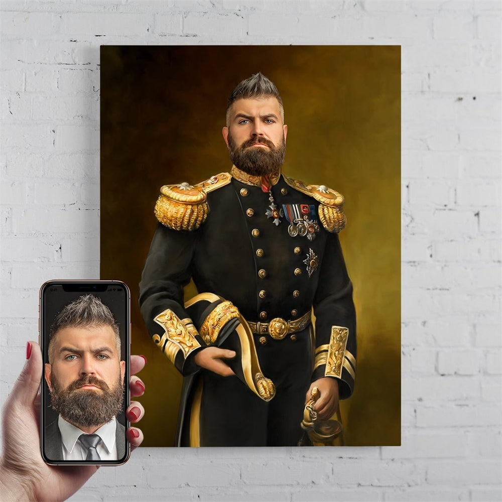 Peinture sur toile Affiches Portraits personnalisés pour lui Cadeaux uniques