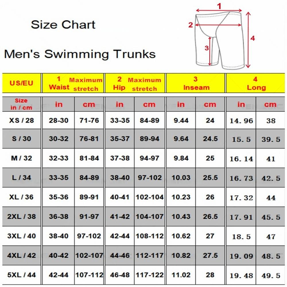 Pantalon de natation confortable Lycra respirant pour homme