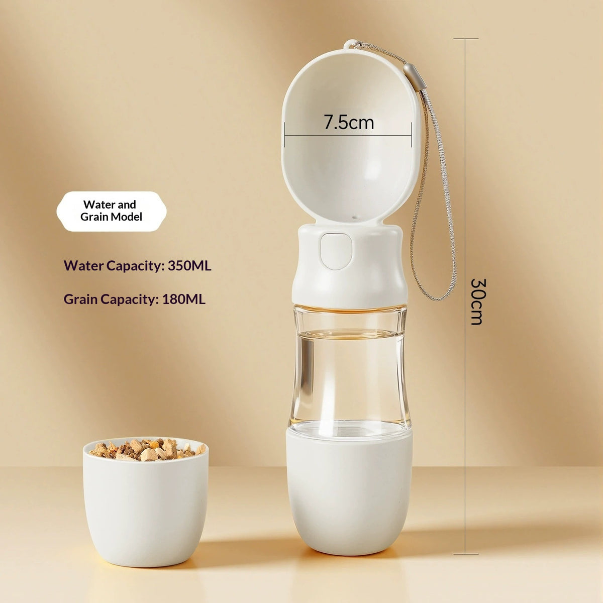 Distributeur d'eau portable pour animaux de compagnie pour les sorties