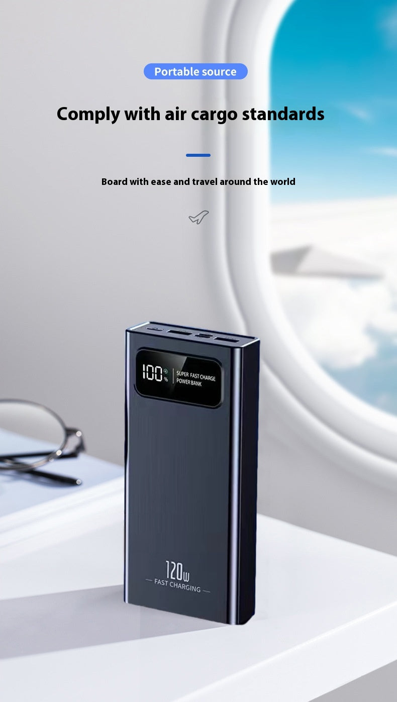Alimentation mobile de grande capacité 120W