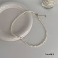 Dainty Faux Pearl Collier pour femmes Minimalist Design de luxe Élégant collier Choker Sw