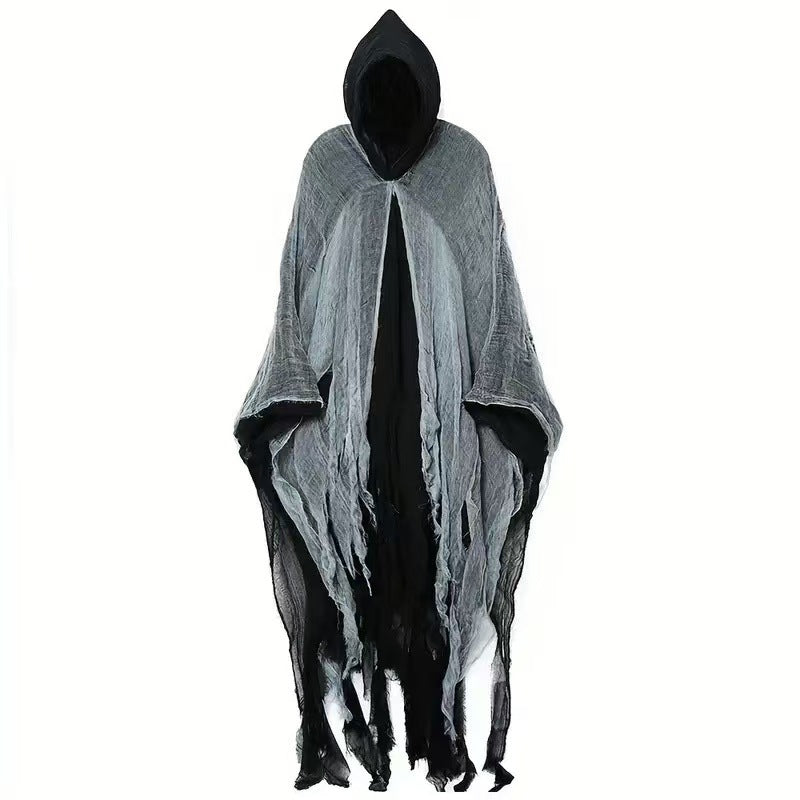 Halloween Witch Cloak Crâne modèle vêtements Costume de mort Props