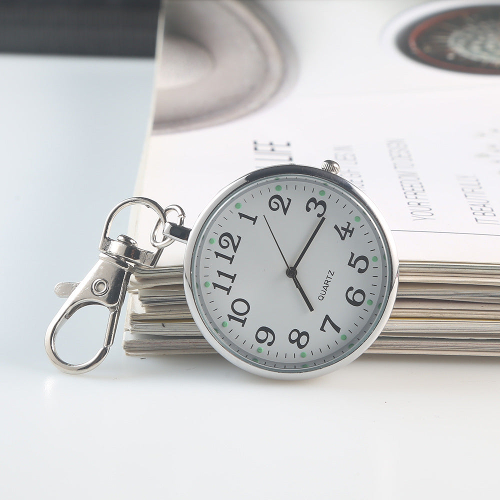Effacer les chiffres Lumineux Montre porte-clés Pocket Watch