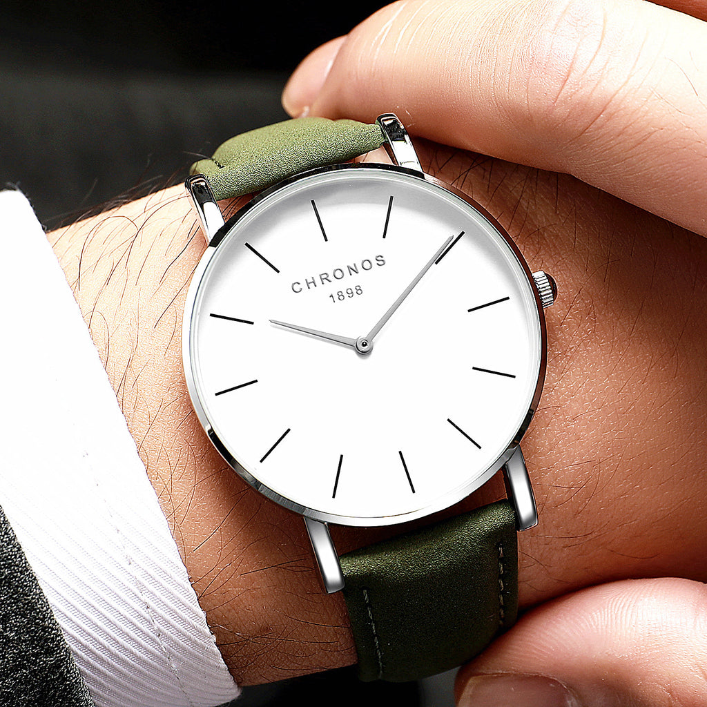 Men's Fashion Casual Ultra-thin Simple Waterproof Wristwatch