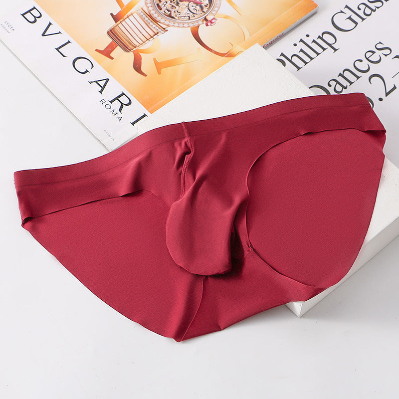 Slip homme sans couture de soie de glace