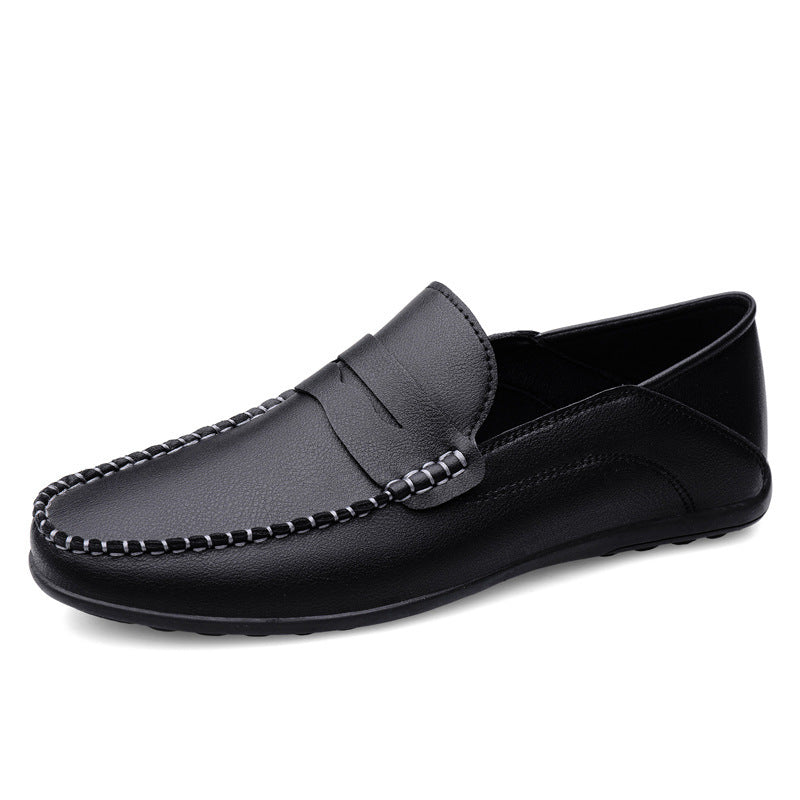 Chaussures en Cuir Casual Homme d'été