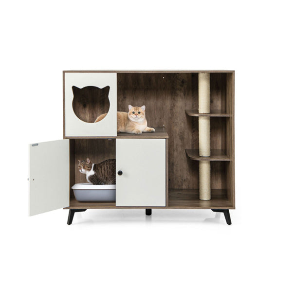 Boîte à litière Cat avec poste de découpe Cat