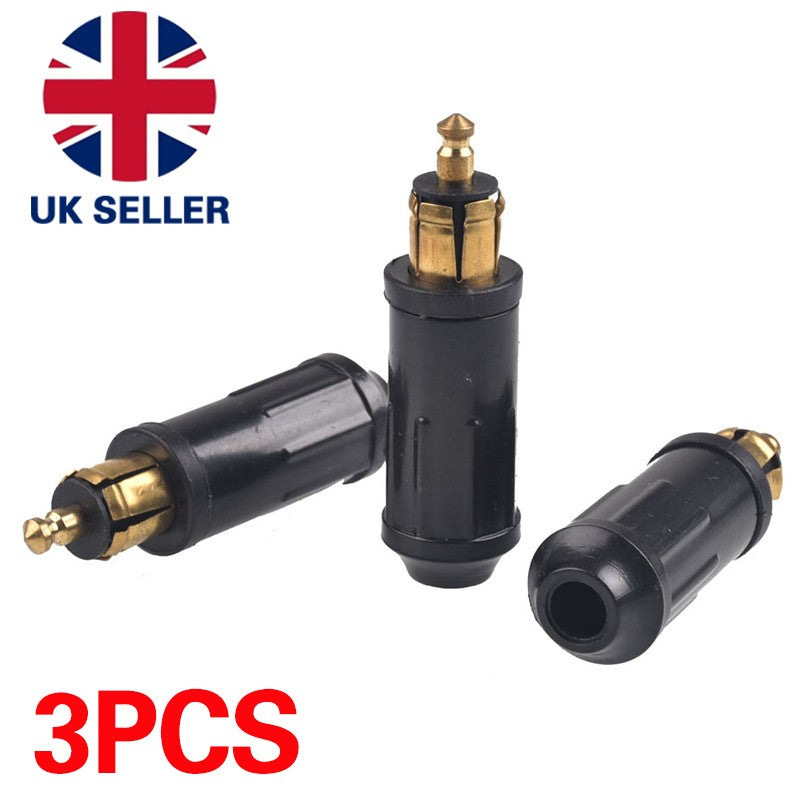 3 X 12v 24v DC Hella Type BMW Ou Scania Accessory Power Plug DIN Plug