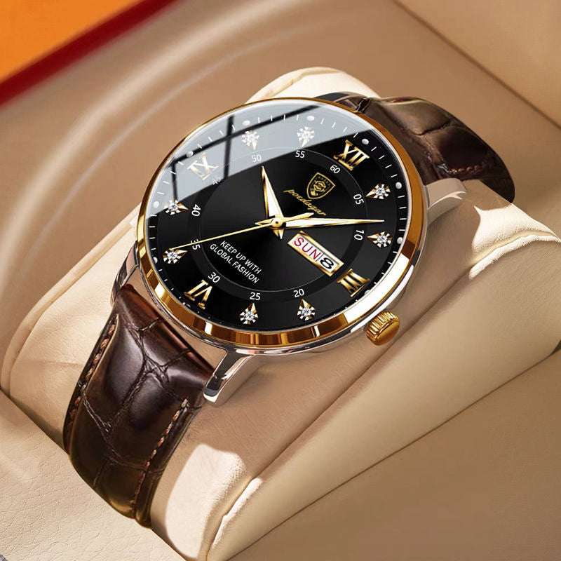 Montre Quartz ultra-mince pour hommes