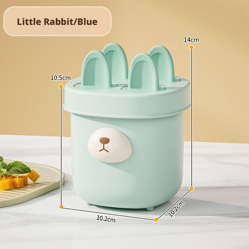 Cartoon Popsicle Box-Rabbit Model-Green-1
