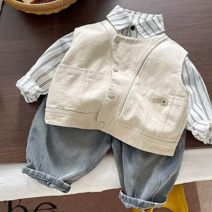 Elegant Autumn and Spring Boys Outfit Sets Arrival
