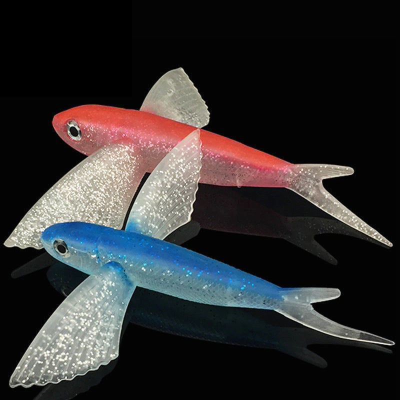 Flying Fish Sea Fish Soft Bait Tuna Lure Bait 17cm21cm Big Wing Fish Plane Fish