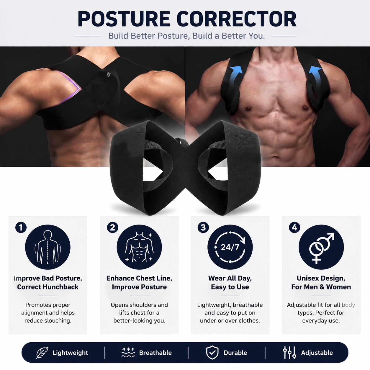 Fitness Straps d'épaules lourdes pour l'entraînement de poids réglable Veste pondéré exercice musculaire